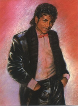 Featured is a postcard image of a painting (pastel) of Michael Jackson by Julian Puckett.  The original unused Athena Art card is for sale in The unltd.com Store.